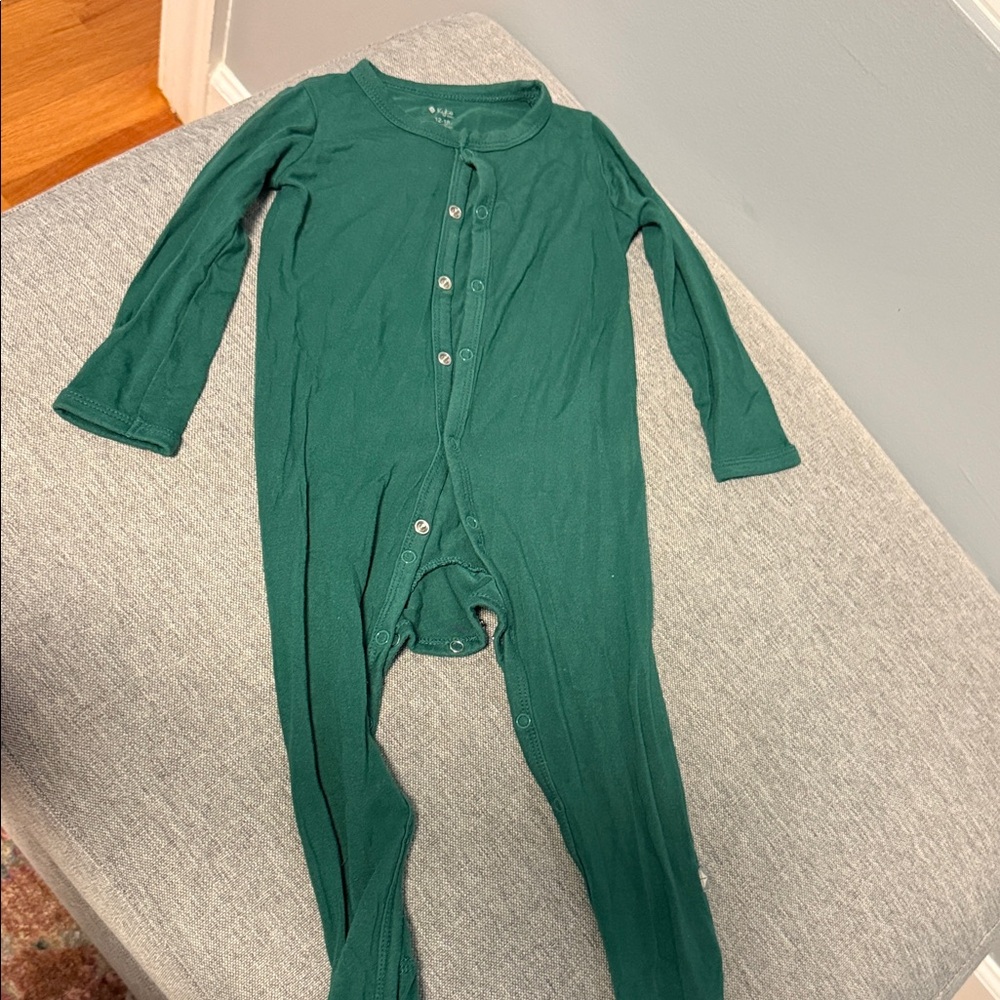 Kyte BABY Green Footies One Piece